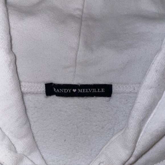 White brandy Melville butterfly hoodie - Picture 2 of 2